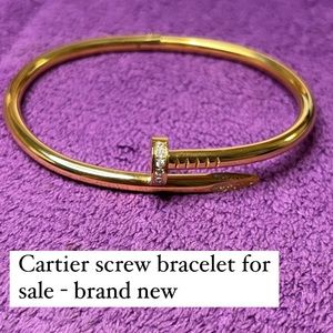 Handmade Custom Bracelet Cartier look alike!